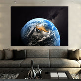 Toile - Blue Planet